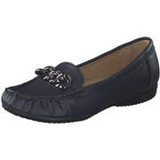 smiling for feet Mokassin Damen blau  - Onlineshop Schuhcenter