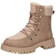 Tamaris Schnür Boots Damen beige  - Onlineshop Schuhcenter
