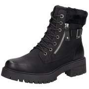 Tom Tailor Schnür Boots Damen schwarz  - Onlineshop Schuhcenter