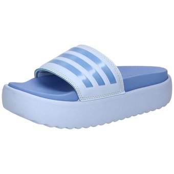Blue adidas slides hotsell