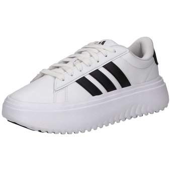adidas Grand Court Platform Sneaker weiB