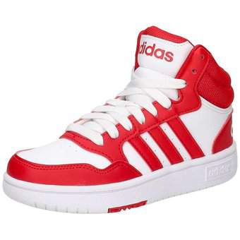 adidas Hoops 3.0 Mid K Sneaker weiB