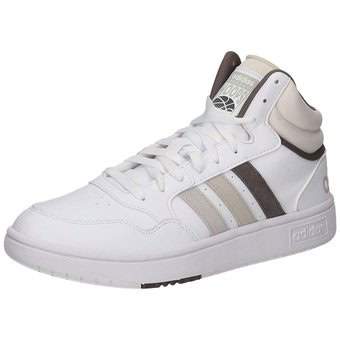 adidas Hoops 3.0 Mid Sneaker in weiB Schuhcenter