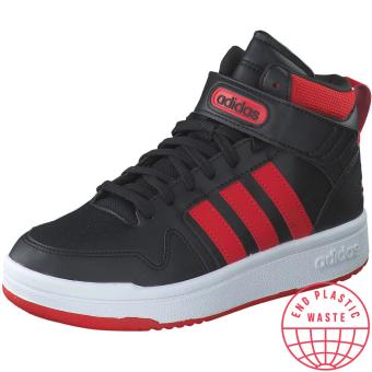Black and red adidas high tops store
