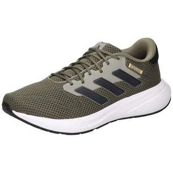 Adidas running shoes army green top
