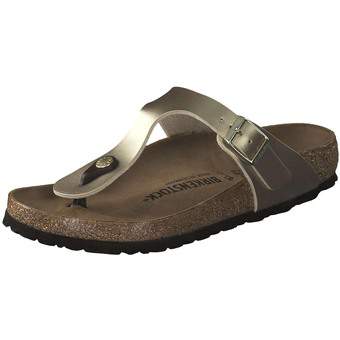 Birkenstock gizeh golden brown store