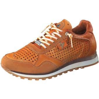 Cetti  Damenschuhe Schnürschuhe Sportive Sneaker Orange Freizeit 