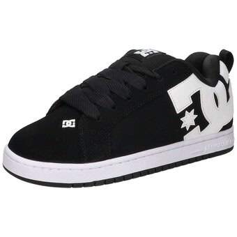 DCShoes Court Graffik Skate Sneaker In Schwarz