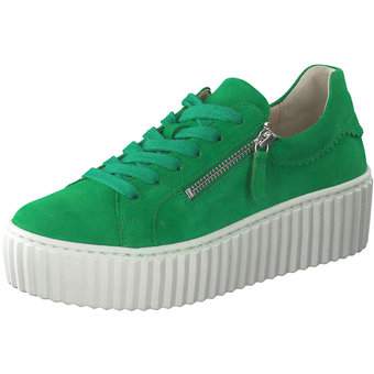 Gabor Plateau Sneaker in gr n Schuhcenter