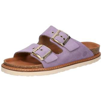 Sandales bleues en cuir certifié - hawaii velour jeans femme - Genuins