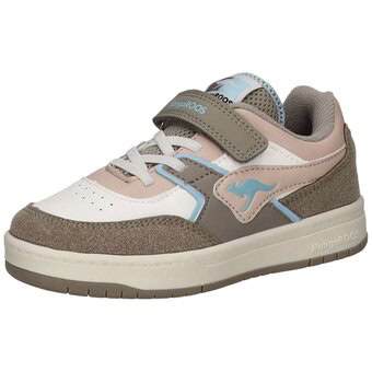 KangaROOS Ky-Moon Ev, Scarpe da Ginnastica Unisex-Bambini, Olive Flame, 22 EU