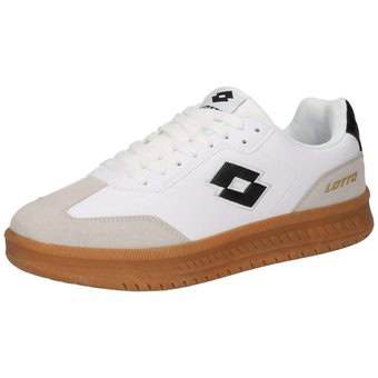 Lotto Makera Sc – Scarpe Da Ginnastica Unisex, Suola Color Miele, Design Retrò Alla Moda, Logo Di Alta Qualità - 3