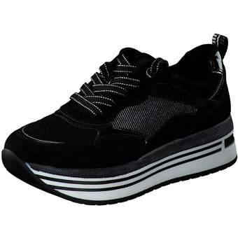Marco Tozzi Plateau Sneaker in schwarz Schuhcenter