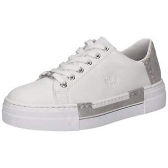 Rieker Plateau Sneaker weiB