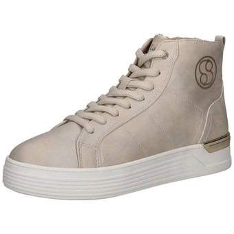 Sneaker high damen beige discount
