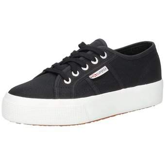 Black superga platform sneakers hot sale
