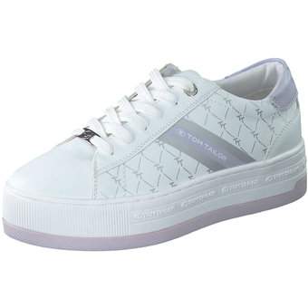 Tom Tailor Plateau Sneaker in wei Schuhcenter