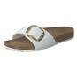  Madrid Big Buckle Pantolette  weiß
