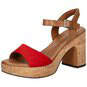 Marco Tozzi Plateau Sandale  rot