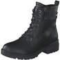 Mustang Schnür Boots  schwarz