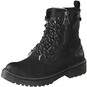 Mustang Schnür Boots  schwarz