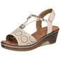 Puccetti Keilsandale  beige