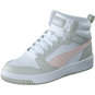 PUMA Rebound V6 Mid Jr Sneaker  weiß