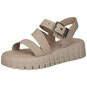 Tamaris Plateau Sandale  beige