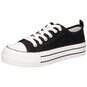Tom Tailor Plateau Sneaker  schwarz