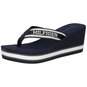 Tommy Hilfiger Wedge Beach Sandal  blau