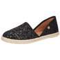 Verbenas Carmen Glitter Espadrilles  schwarz