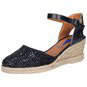 Verbenas Malena Glitter Keilsandale  blau