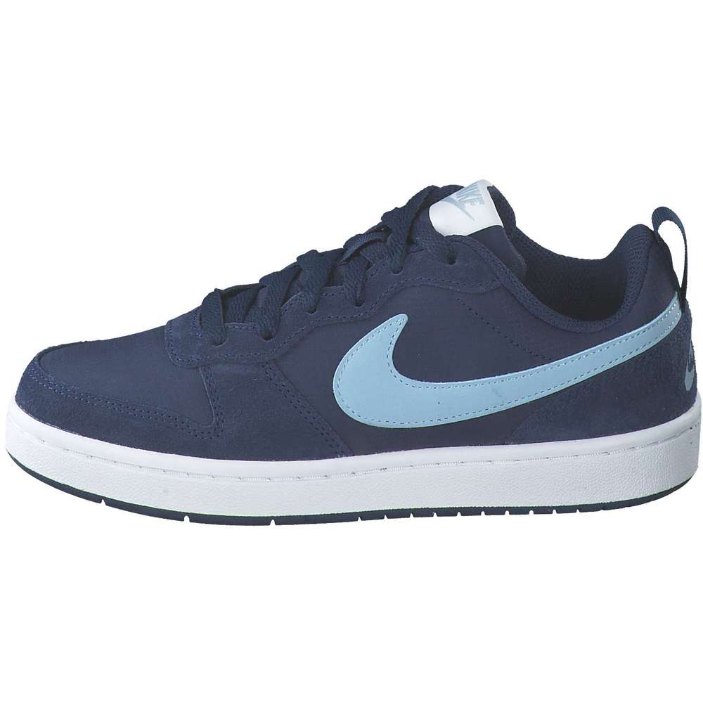 nike court borough low 2 blau