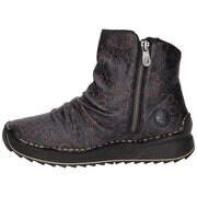 Rieker Winterboots, Plateaustiefelette, Print-Boots mit Außenreißverschluss günstig online kaufen