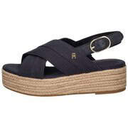 Tommy Hilfiger Denim Espadrille Platform Damen blau günstig online kaufen
