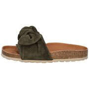 Verbenas Roxy Velour Pantolette Damen grün günstig online kaufen