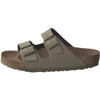 Birkenstock - Arizona Vegan Pantolette - grün