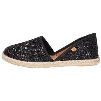 Black glitter espadrilles clearance