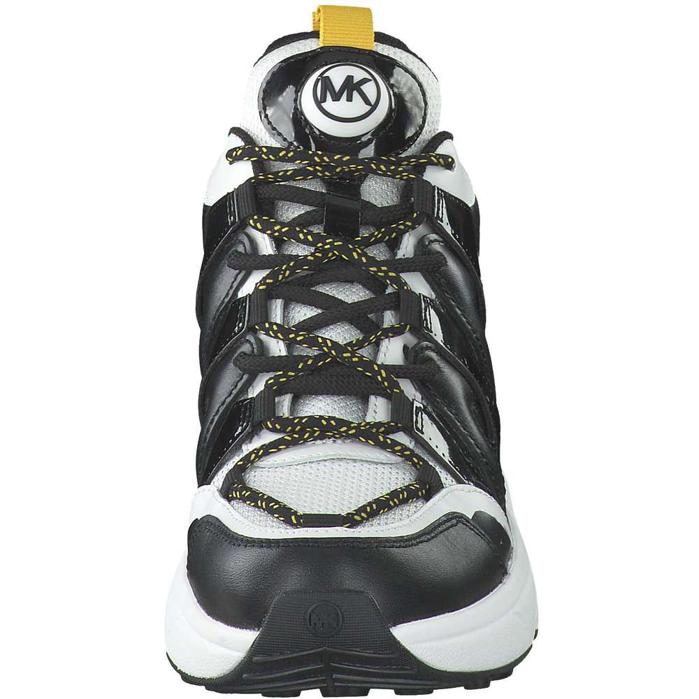 michael michael kors hero leather and mesh trainer