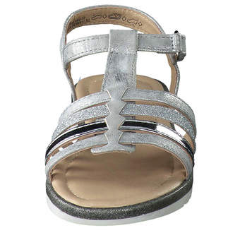 stormloop Likken Canberra Claudia Ghizzani Sandale in silber ❤️ | Schuhcenter.de