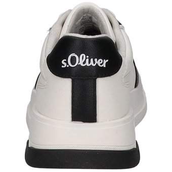 S.Oliver Sneaker Donna Low 5-23659-42 – Scarpe Ginnastica In Sintetico, Nero, Taglia 38, Con Performance Footbed