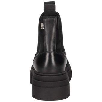 Tommy Hilfiger Combat Leather Low Chelsea in schwarz