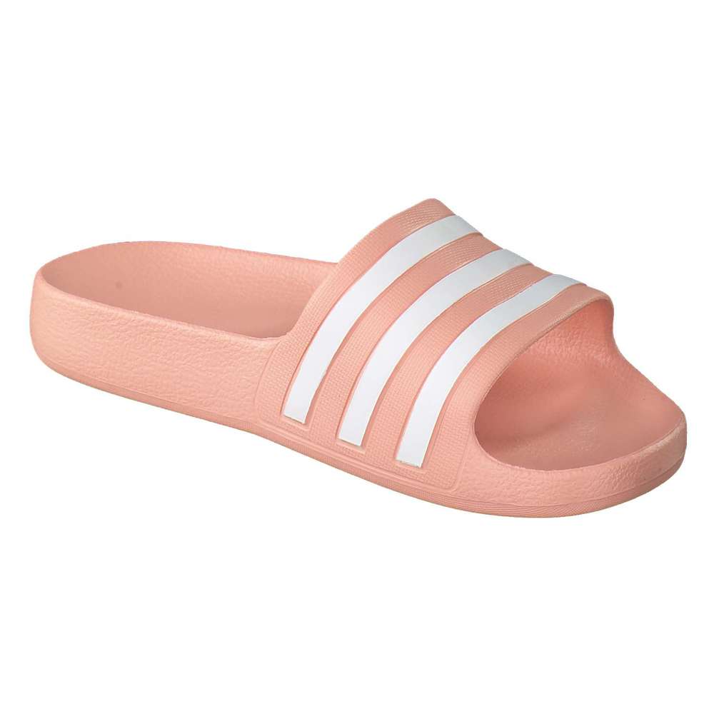 Amazon Com Adidas Adilette Aqua Womens Pool Flip Flop Slide Sandal Pink Uk 4 Sandals