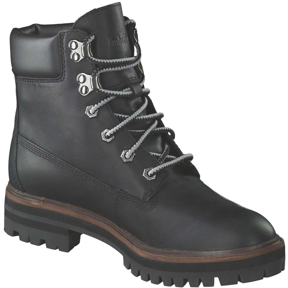 timberland london square 6 inch boots black