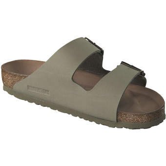 Birkenstock - Arizona Vegan Pantolette - grün
