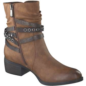 Marco Tozzi Stiefelette Braun