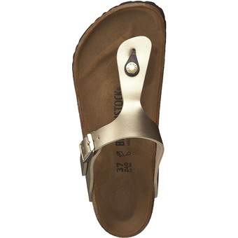 Birkenstock Gizeh Zehentrenner in gold Schuhcenter