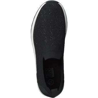 Black slip on sneakers womens hot sale