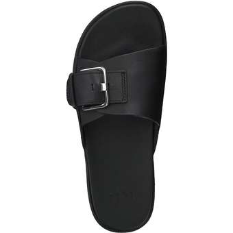 Black ugg slides sales