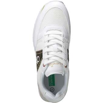 United Colors Of Benetton Bull Mix Plateau Sneaker Weiss